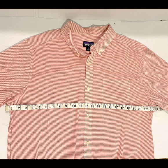 NWOT Patagonia Mens Short Sleeve Shirt / Organic cotton / one pocket Size XL - Picture 8 of 13